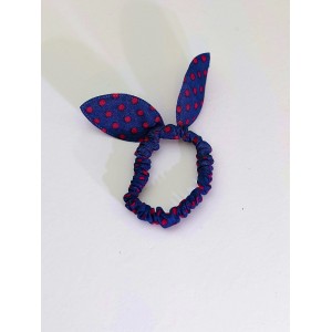 Σούρα λαστιχάκι μαλλιών αυτάκια μπλε κοκκινο