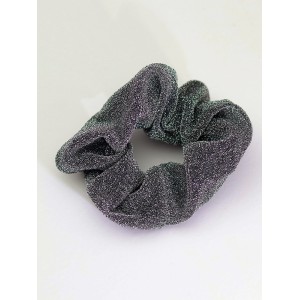 Σούρα λαστιχάκι μαλλιών γκλιτερ γκρι