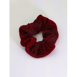 Σούρα λαστιχάκι μαλλιών γκλιτερ κοκκινο